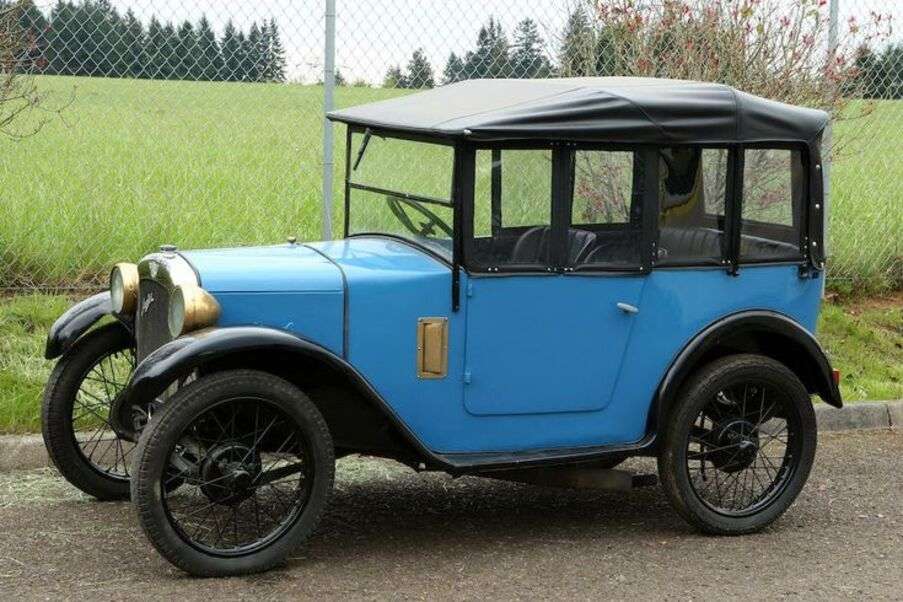 Auto Agustín Seven 4 Pasażer Tourer Rok 1929 puzzle online