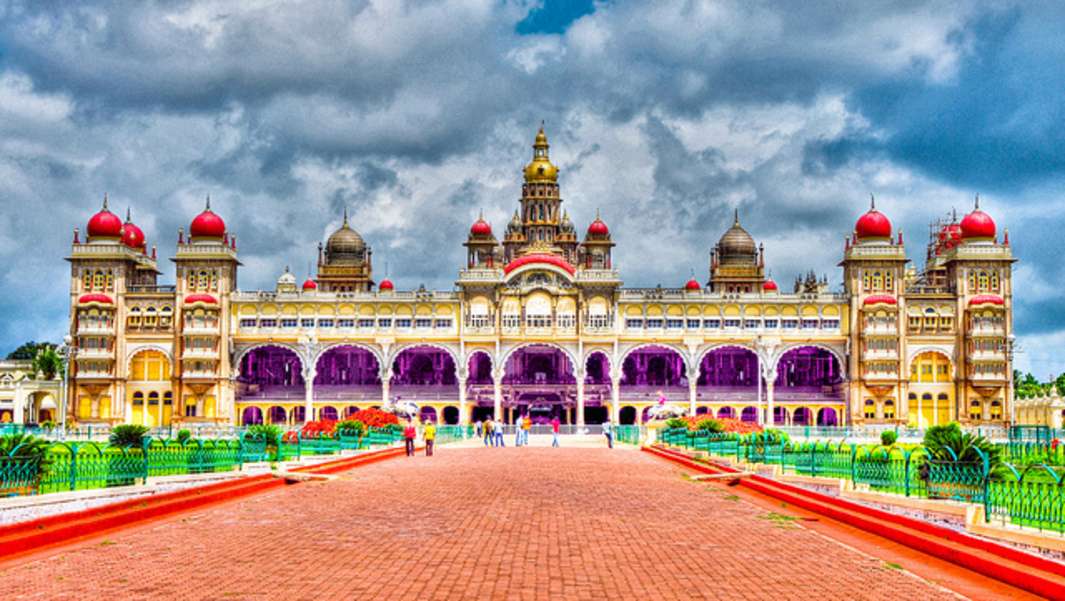 Pałac Królewski w Mysore w Indiach #1 puzzle online