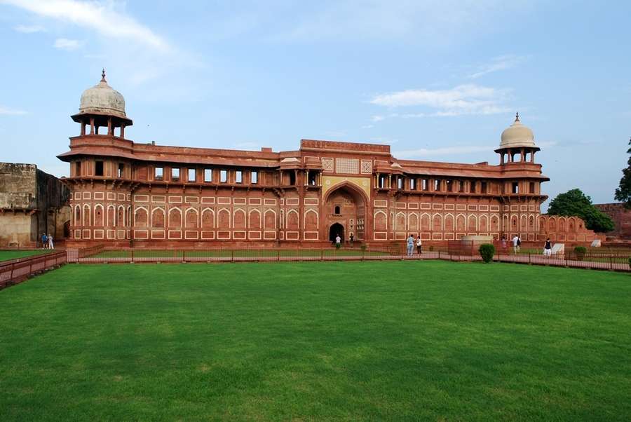 Pałac Agra Red Fort w Indiach #2 puzzle online