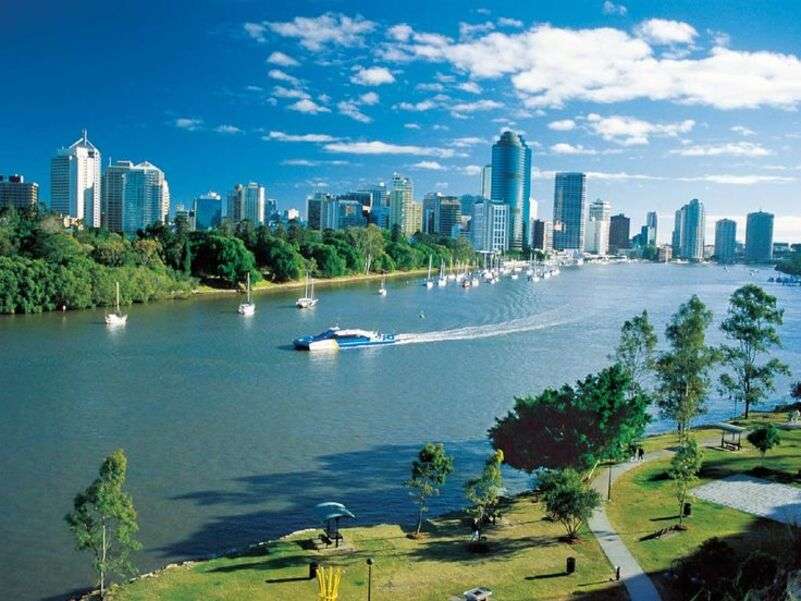 Przekraczany przez rzekę Brisbane Australia nr 2 puzzle online
