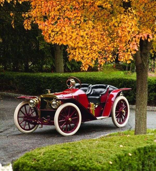 Amerykański samochód Stutz Underlung Roaster Rok 1907 puzzle online