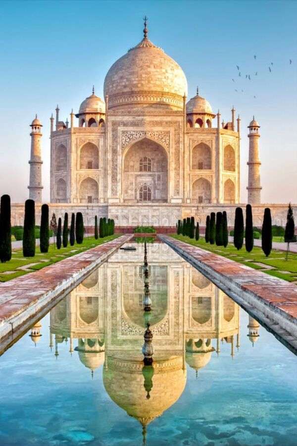 Pałac Taj Mahal w Indiach #4 puzzle online