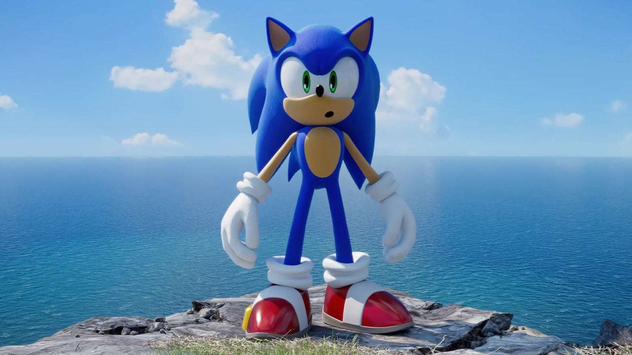 Sonic na plaży? puzzle online