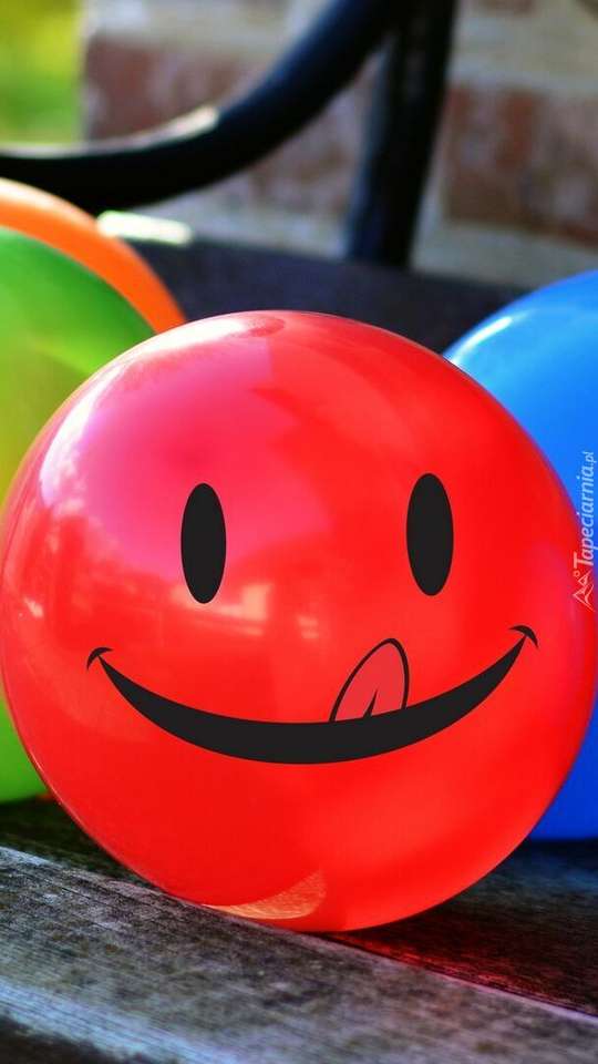Balonik z uśmiechem puzzle online