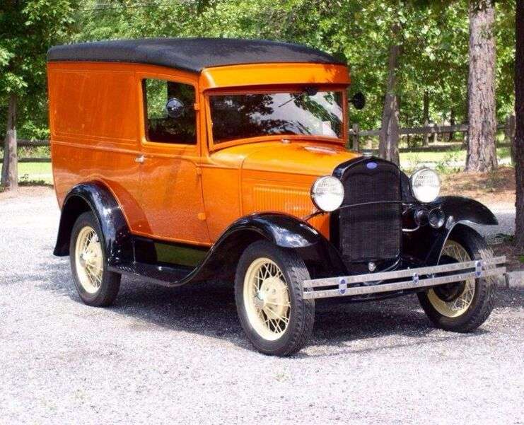 Samochód Ford Model A Panel Rok Dostawy 1930 puzzle online
