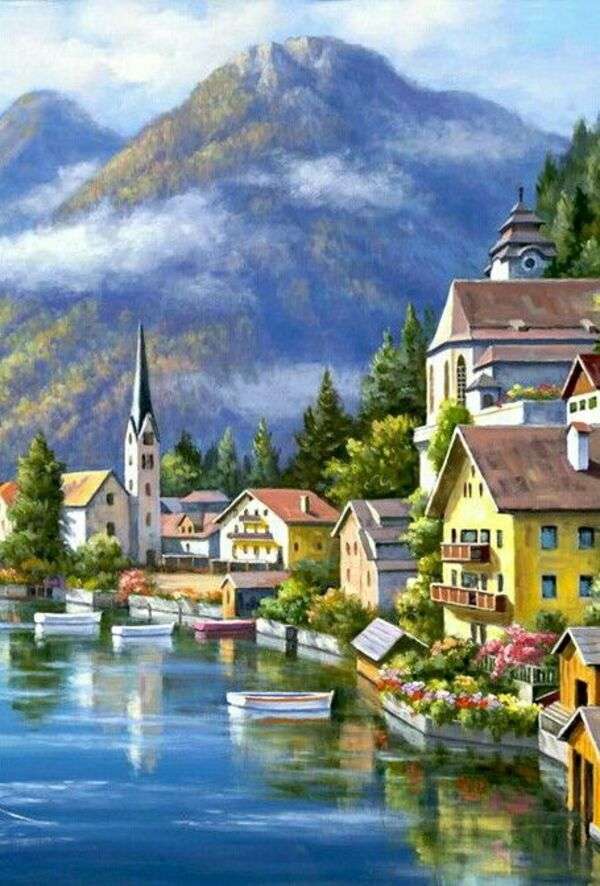 Jezioro w Szwajcarii miasto Szwajcaria Europa #2 puzzle online