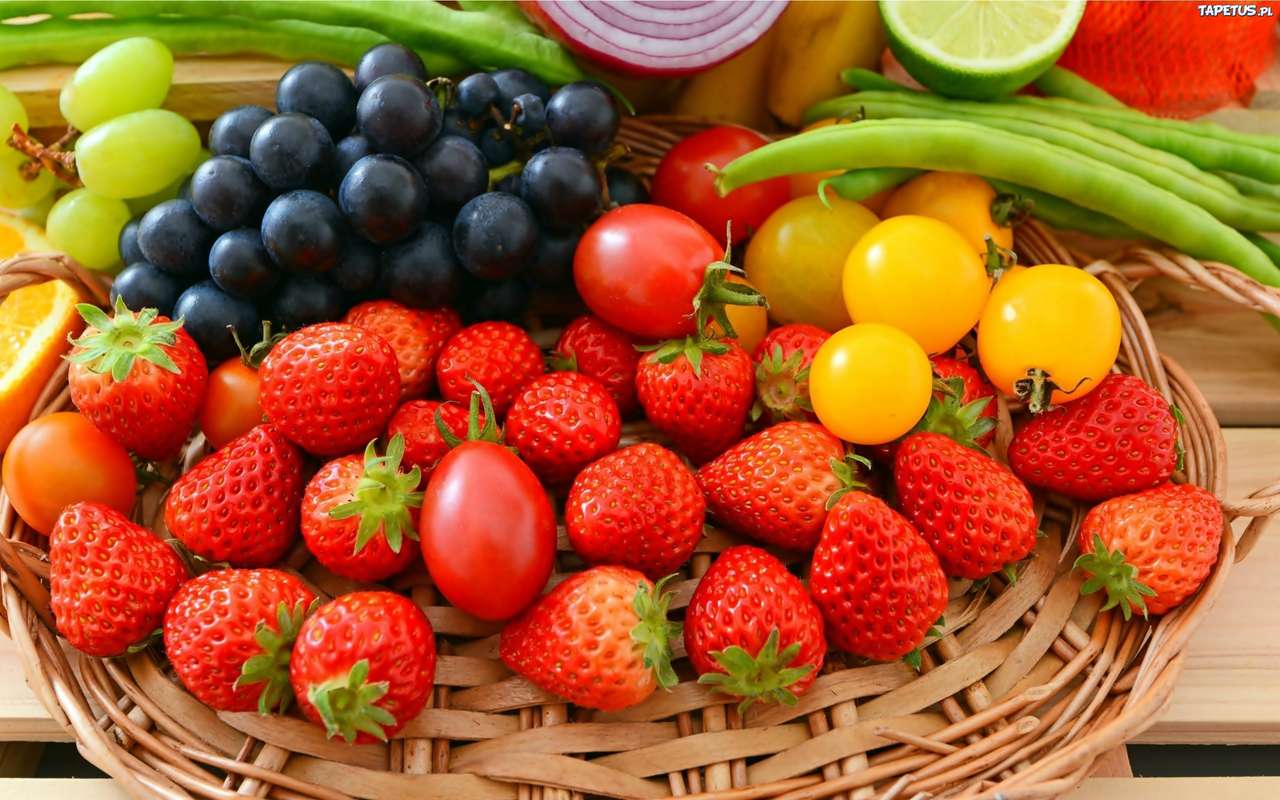 owoce są zdrowe puzzle online