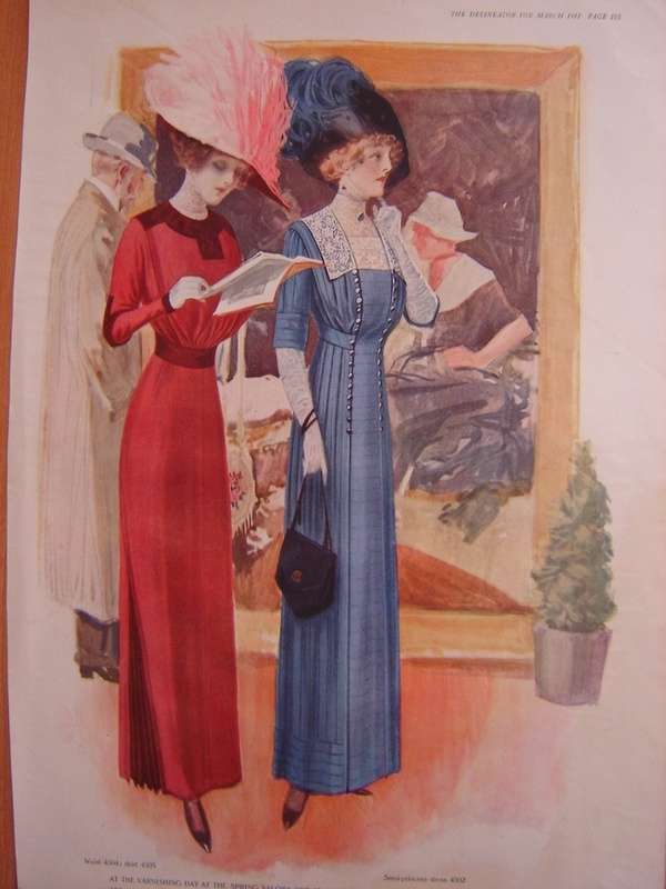 Panie w modzie roku 1910 (2) puzzle online