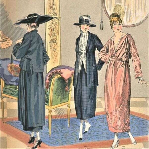 Panie w modzie paryskiej Rok 1914 (1) puzzle online