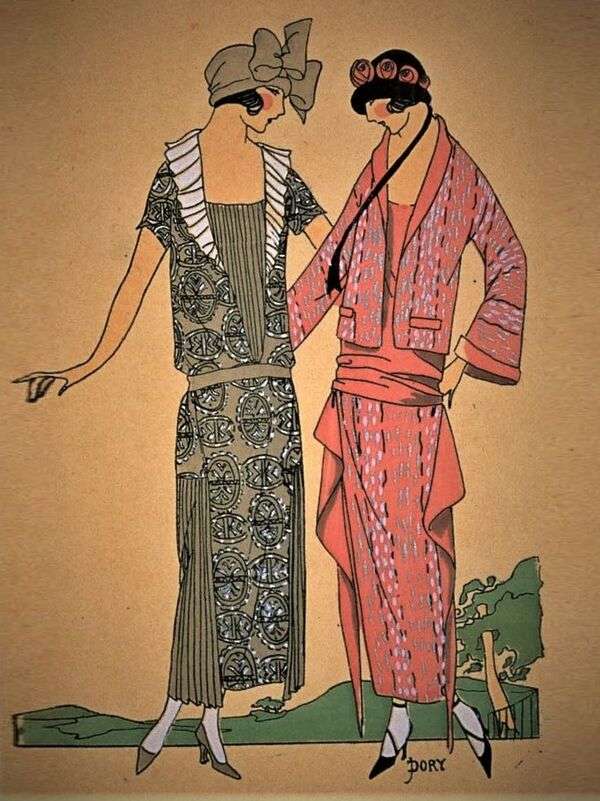Moda damska Trzy paryski rok 1923 (2) puzzle online