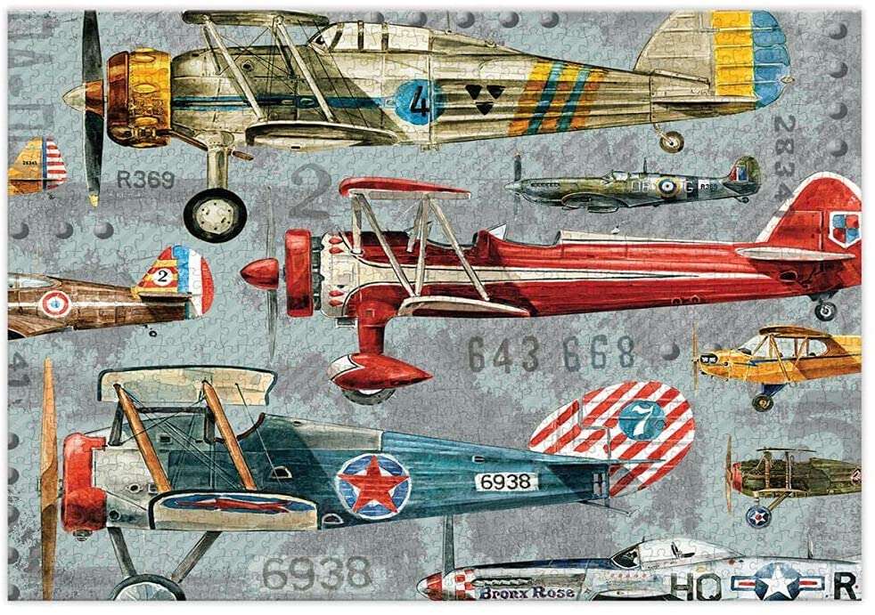 Historia samolotów puzzle online