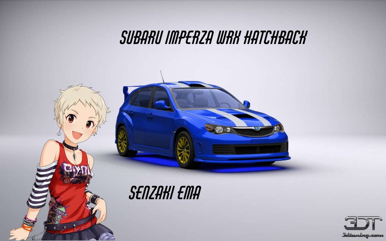 Senzaki ema i Subaru impreza wrx hatchback puzzle online
