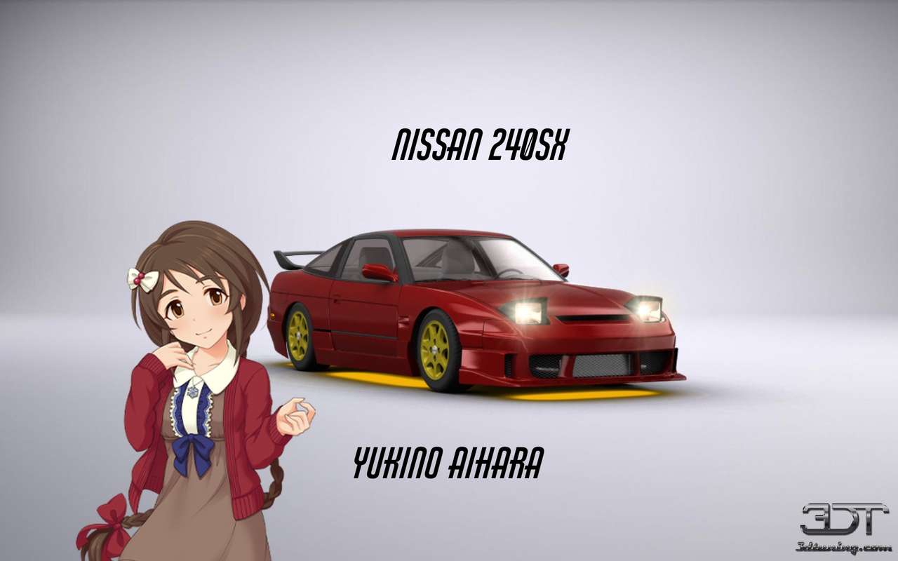 Aihara yukino i Nissan 240sx puzzle online