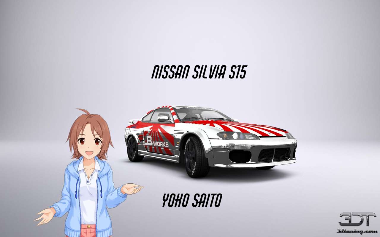 Saito yoko i Nissan silvia s15 puzzle online