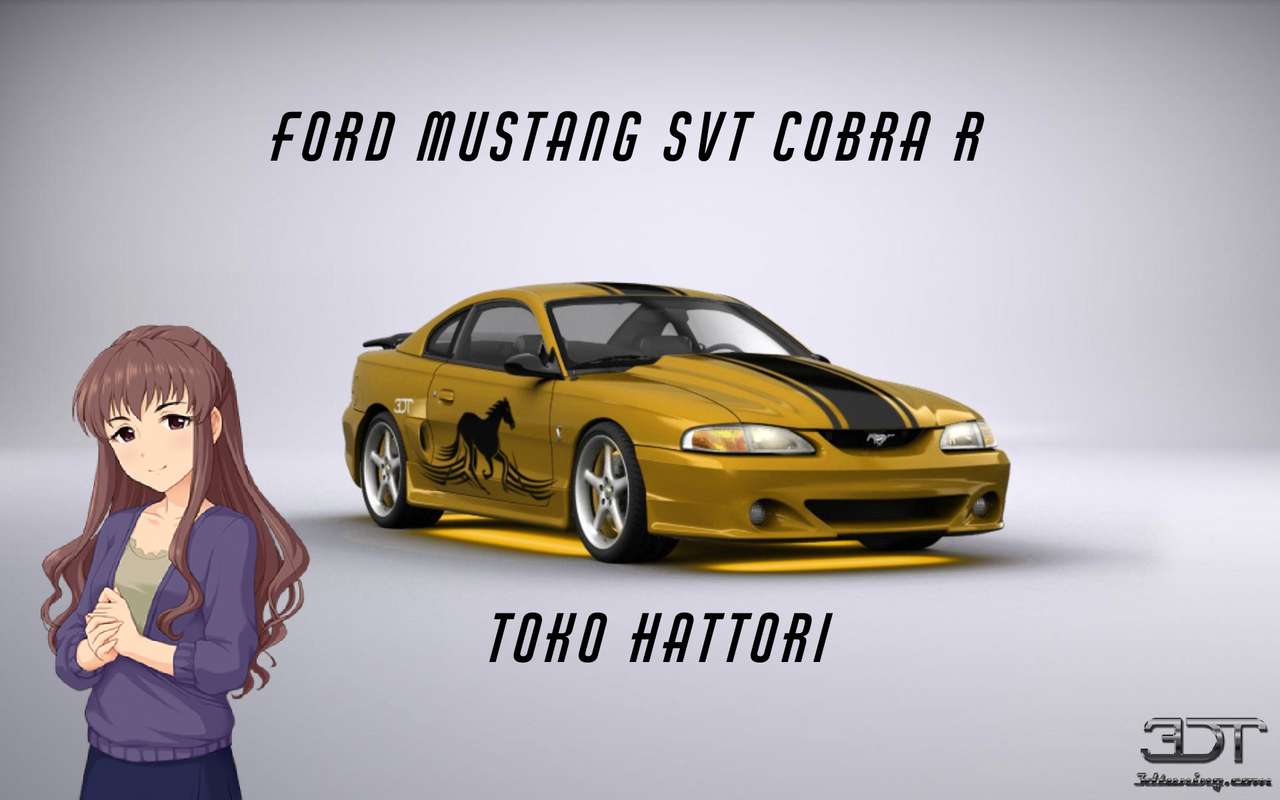 Hattori toko i Ford Mustang svt R puzzle online