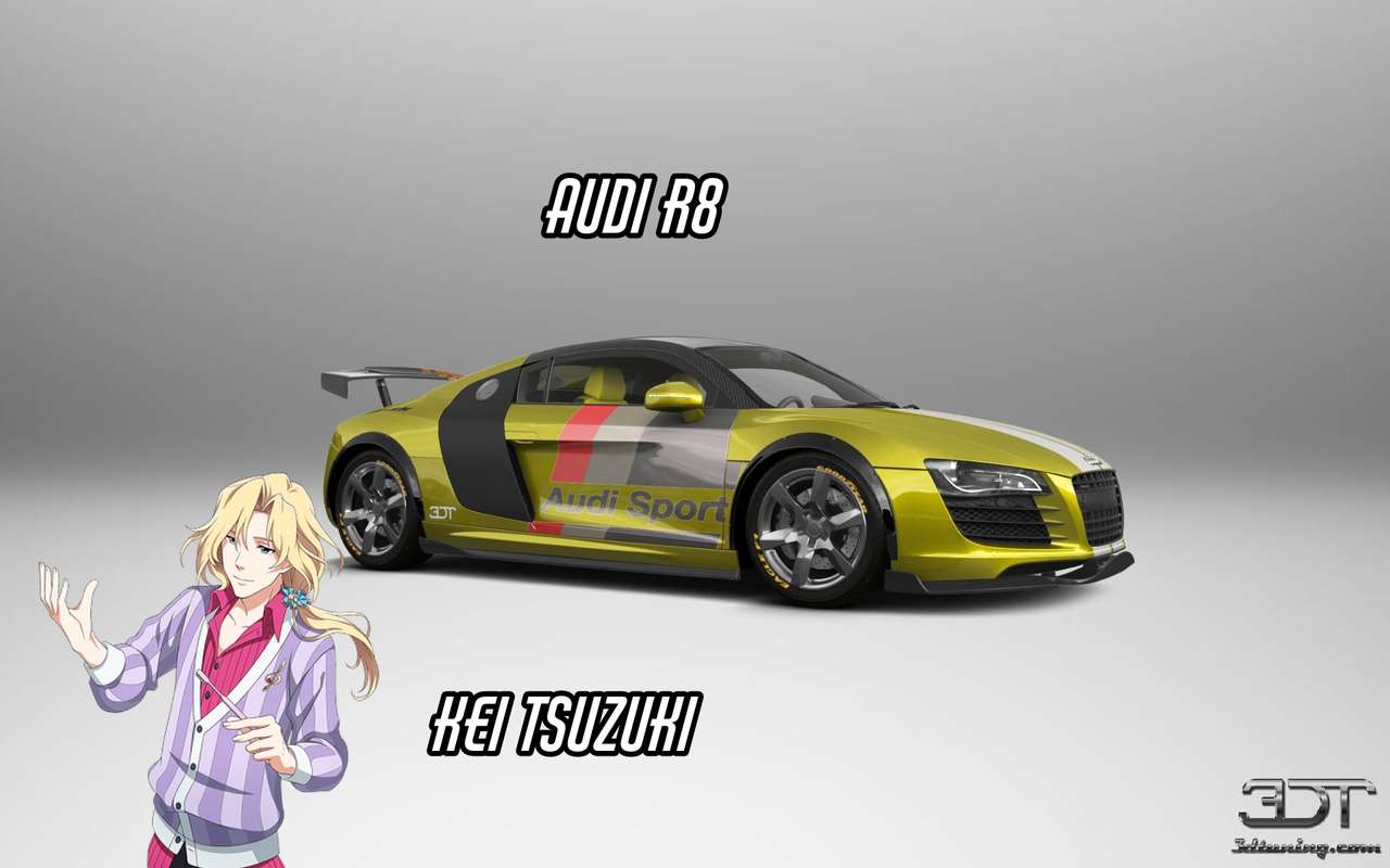 Kei tsuzuki i Audi R8 puzzle online