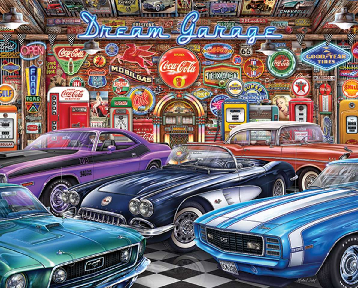 Muscle Cars Puzzle Factory