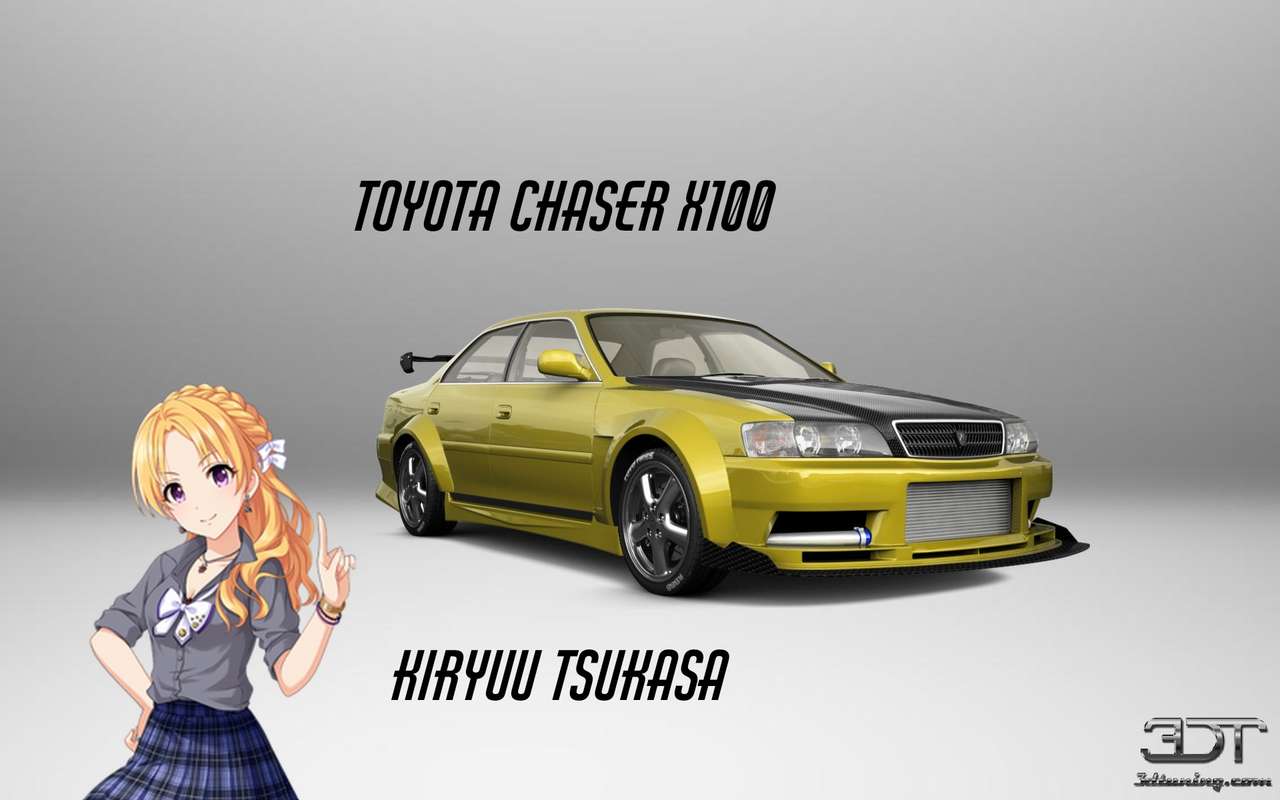 Kiryuu tsukasa i Toyota chaser x100 puzzle online