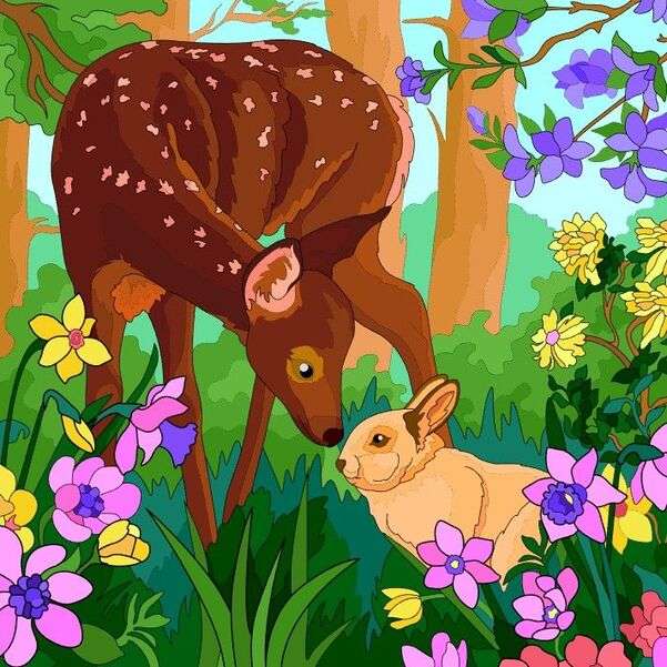 Bambi pachnie jak królik puzzle online