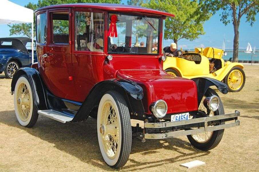 Samochód Detroit Electric 60-98S Brugman Rok 1916 puzzle online