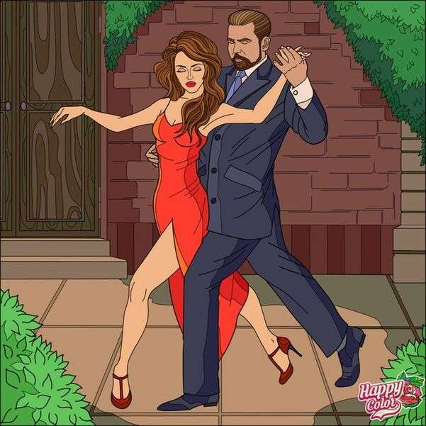 Para zakochanych tańczy tango #28 puzzle online