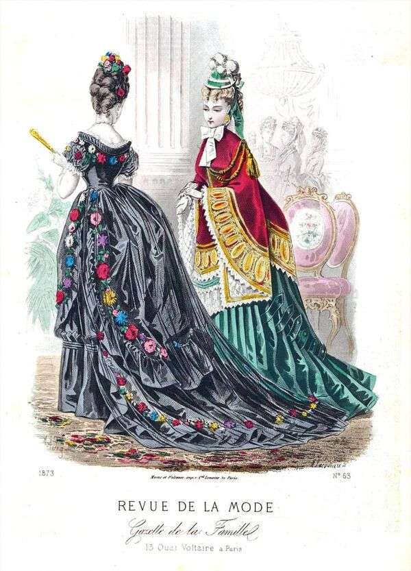 Panie w znakomitej modzie roku 1873 (2) puzzle online