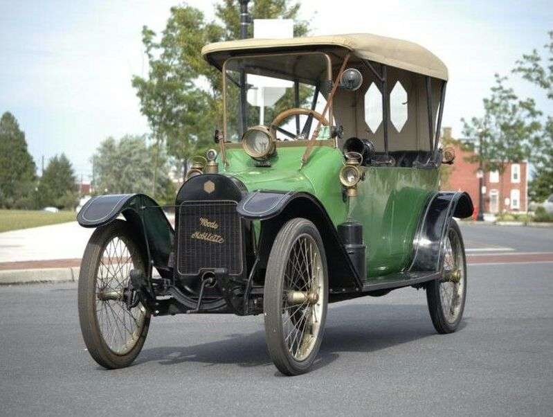 Auto Woods Mobilette Tandem Roaster Rok 1913 puzzle online