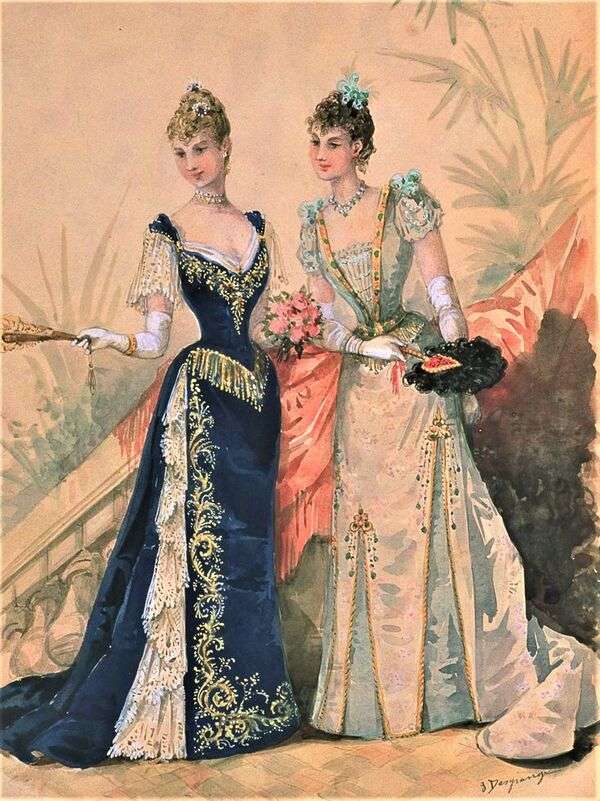 Panie w znakomitej modzie roku 1892 (6) puzzle online