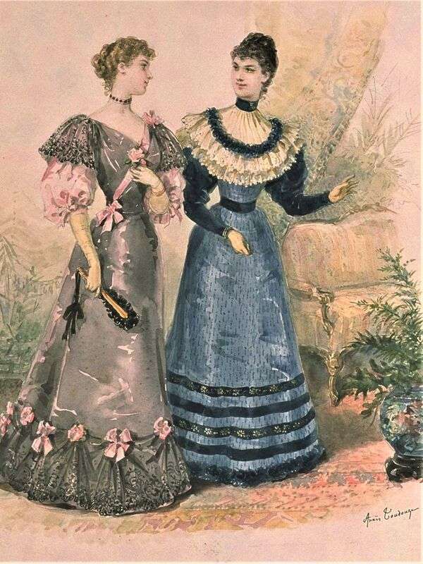 Panie w znakomitej modzie roku 1893 (3) puzzle online