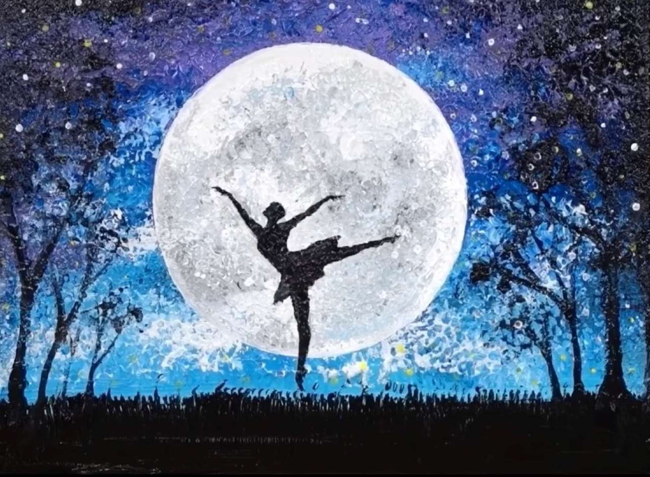 Tańcz w świetle księżyca puzzle online
