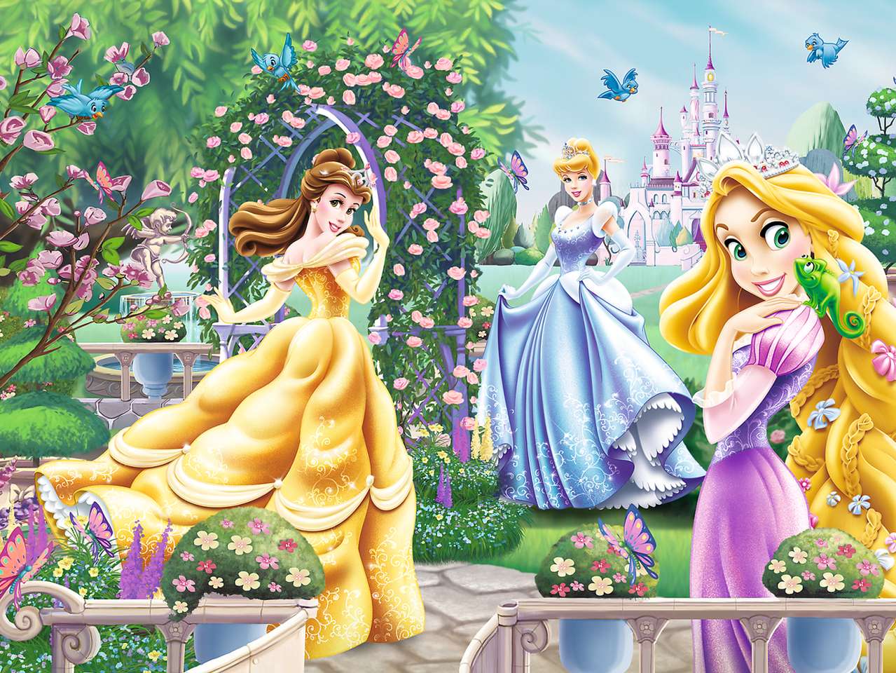 Księżniczki- Spacer przed balem puzzle online