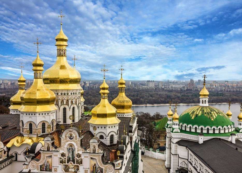 Kijów- miasto złotych kopuł puzzle online