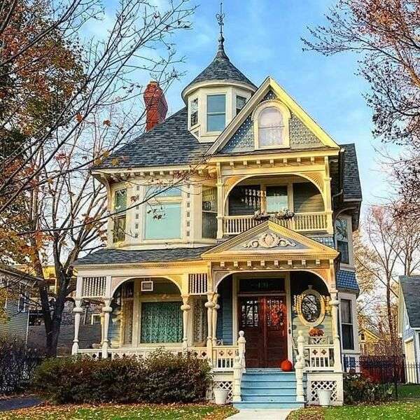 Dom w stylu wiktoriańskim w St Paul Minnesota w USA puzzle online
