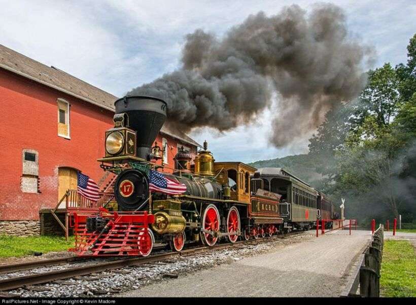 Central Railway Steam Pennsylvania USA rompecabezas