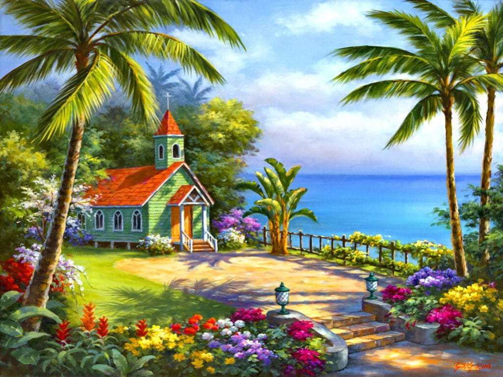 Tropikalny raj puzzle online