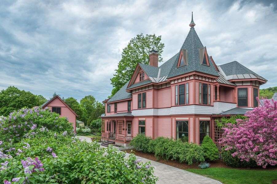 Dom w stylu wiktoriańskim w Montpelier Vermont USA #59 puzzle online