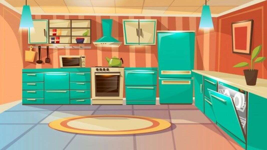 Duża kuchnia domu #6 puzzle online