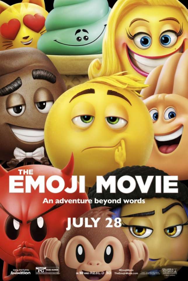 Plakat filmu Emoji puzzle online