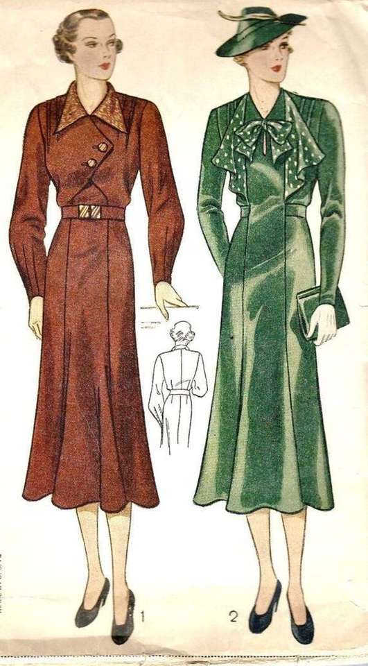 Panie w modzie roku 1948 (1) puzzle online