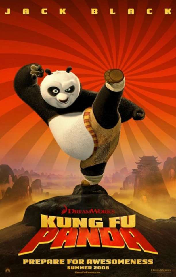 Plakat filmowy Kung Fu Panda puzzle online