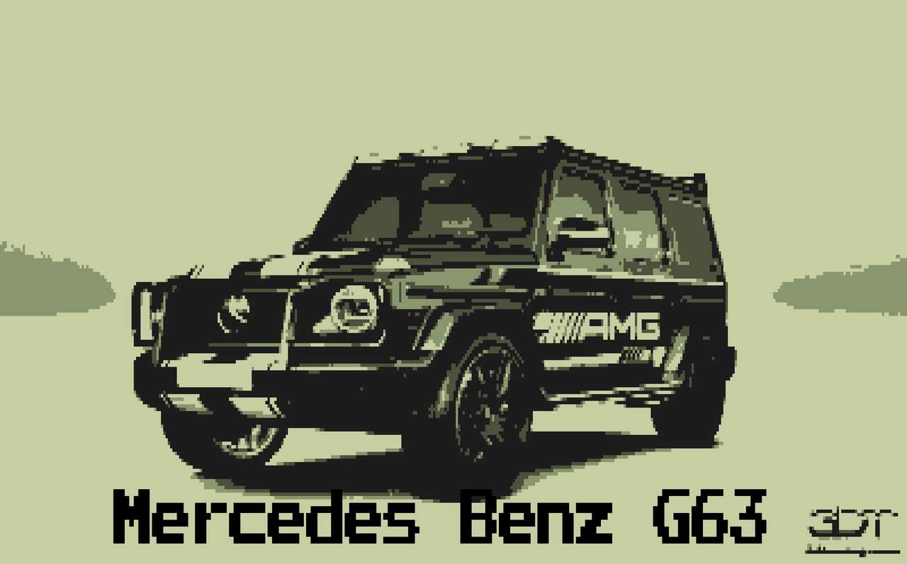 8-bitowy Mercedes Benz G63 puzzle online