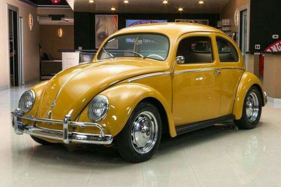 Samochód Volkswagen Beetle Rok 1956 puzzle online