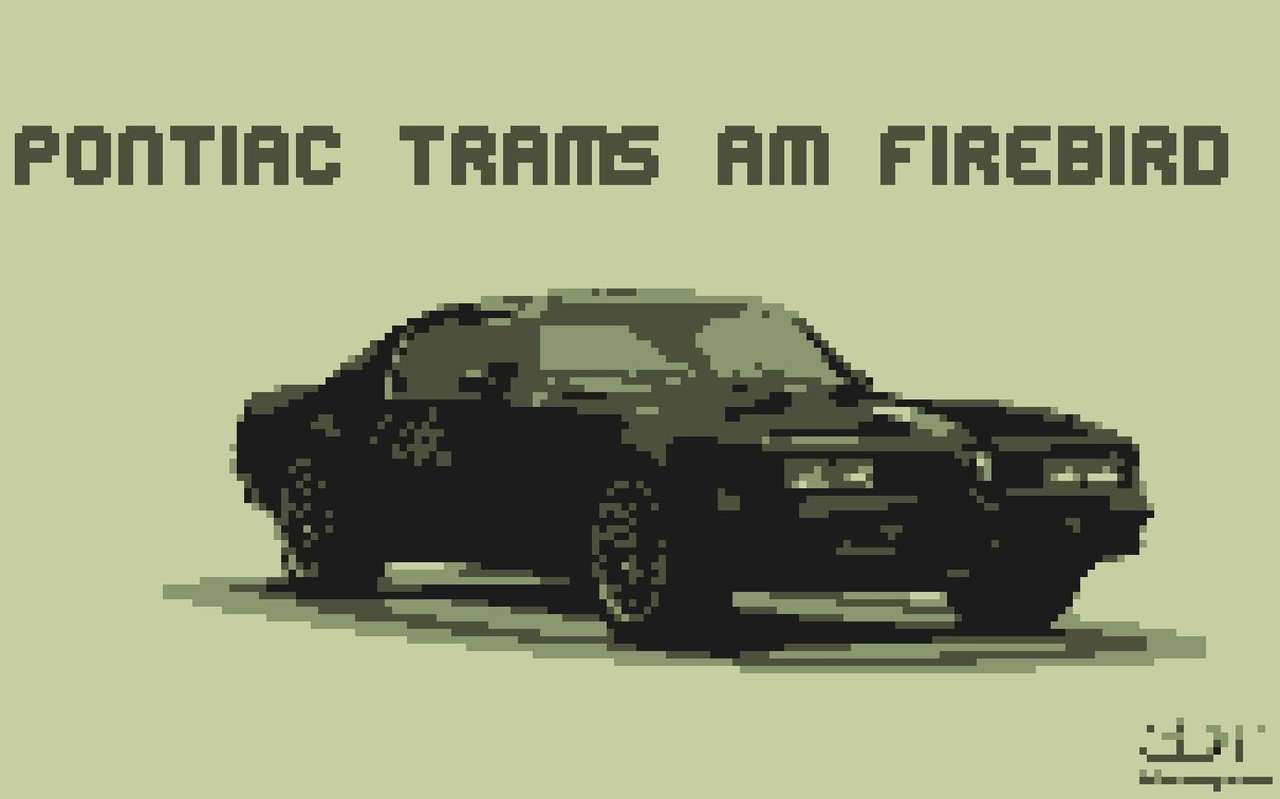 8-bitowy Pontiac trans am firebird puzzle online