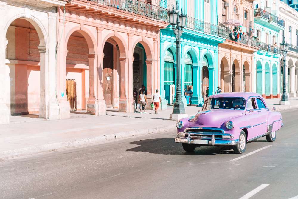 Kolorowe domy na Kubie puzzle online