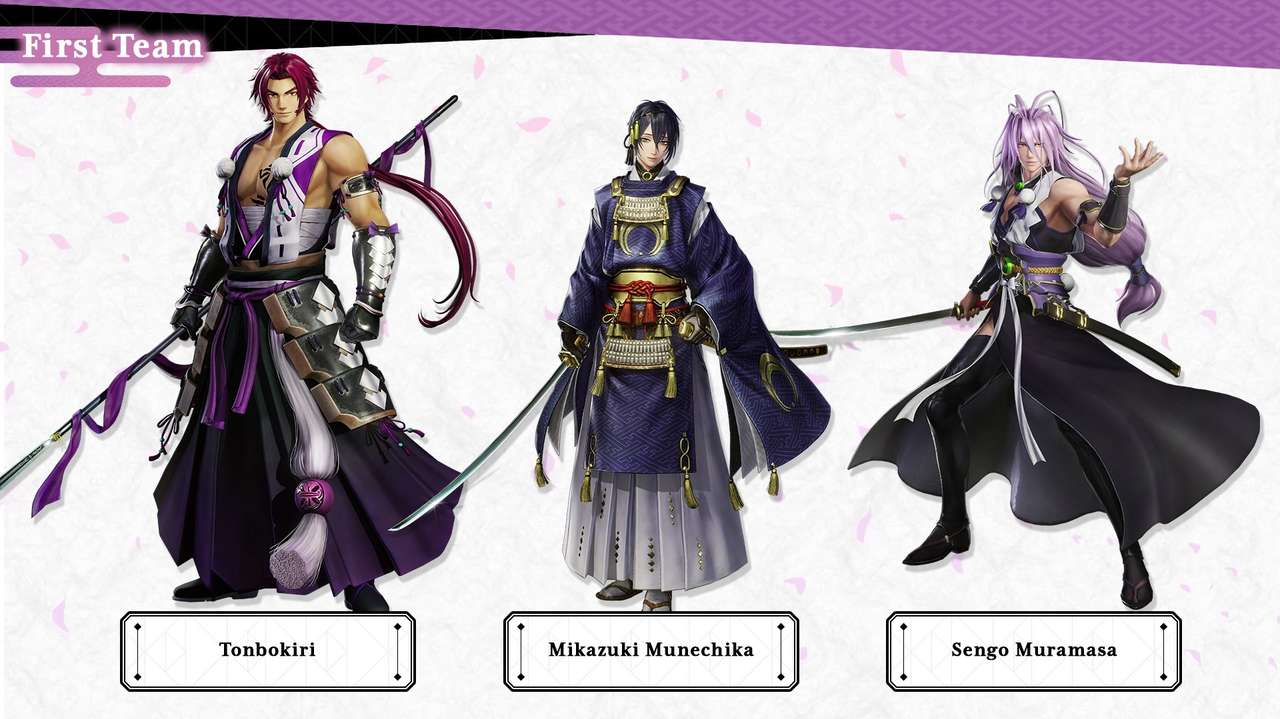 Touken Ranbu Wojownicy puzzle online