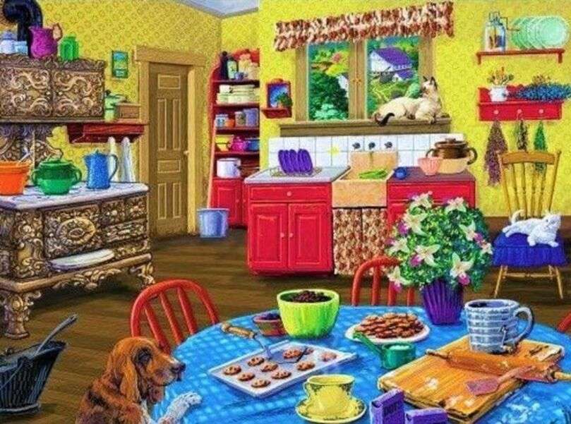 Kuchnia - Jadalnia domu #13 puzzle online