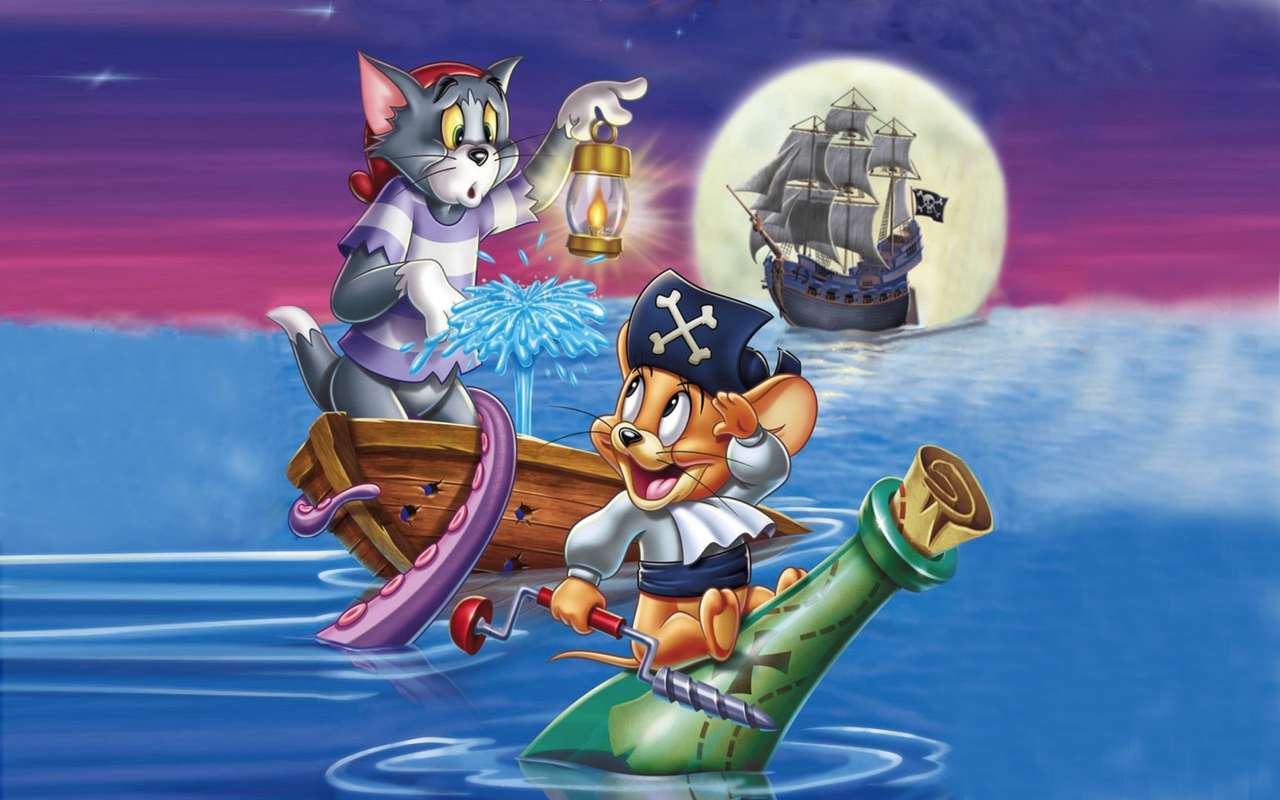 Tom i Jerry, Piraci z Karaibów puzzle online