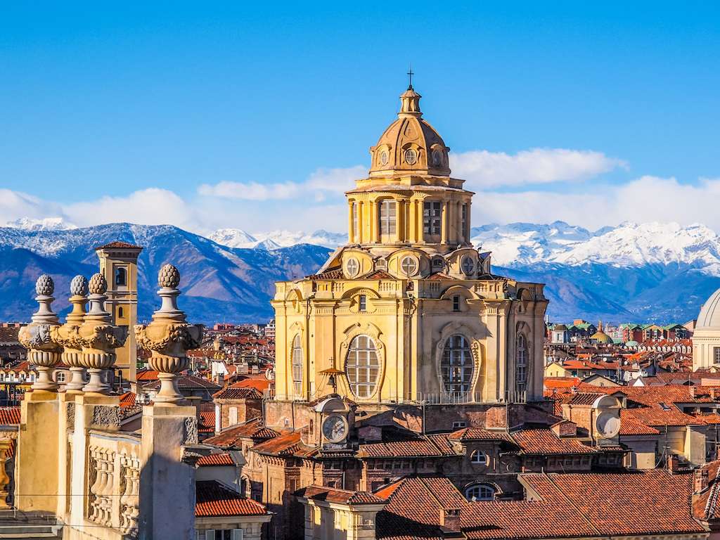 Panorama Turynu- Włochy puzzle online