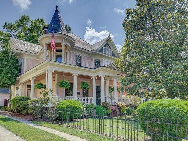 Wiktoriański dom w Roanoke VA USA Rok 1909 #100 puzzle online