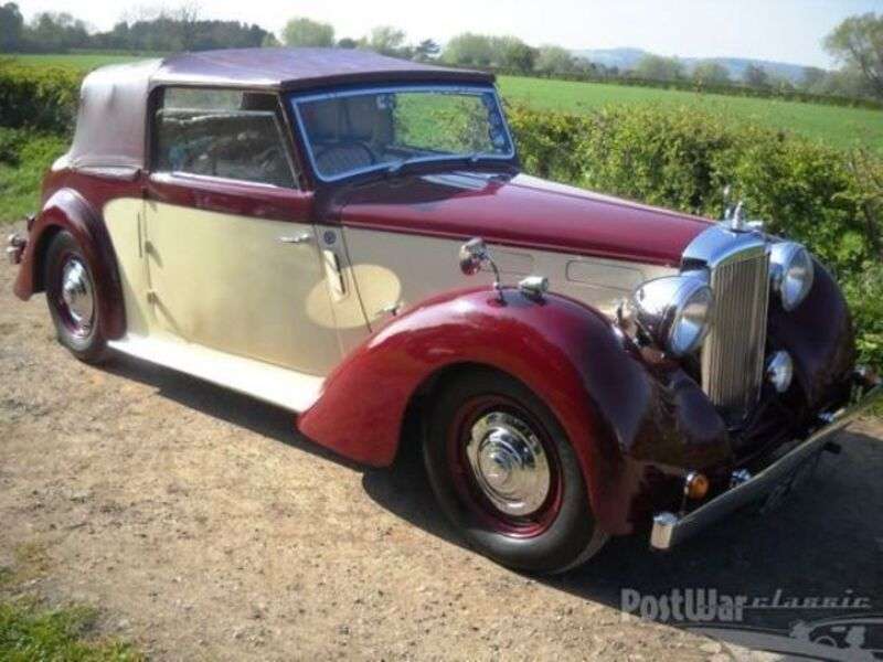 Samochód Alvis T14 3-pozycyjny Drophead Rok 1949 puzzle online